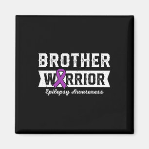 Íman Irmão De Um Guerreiro Epilepsia Irmão Roxo Ribbo