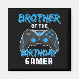 Íman Irmão Do Aniversário Gamer Aniversário Gaming