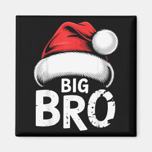 Íman Irmão Grande Natal Papai Noel Família Pijama Combi