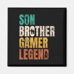 Íman Irmão Video Gamer Legend Matching Family