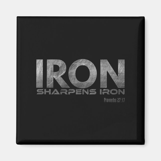 Íman Iron Sharpens Iron  (Frente)
