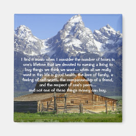 Íman Ironia da Vida Inspirativa