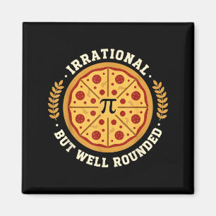 Íman Irrational Mas Bem Arredondado Símbolo Pi de Pizza
