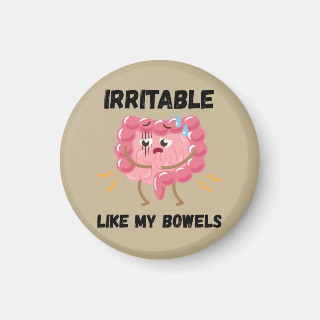 Íman Irritável Como Meu Intestino (Frente)