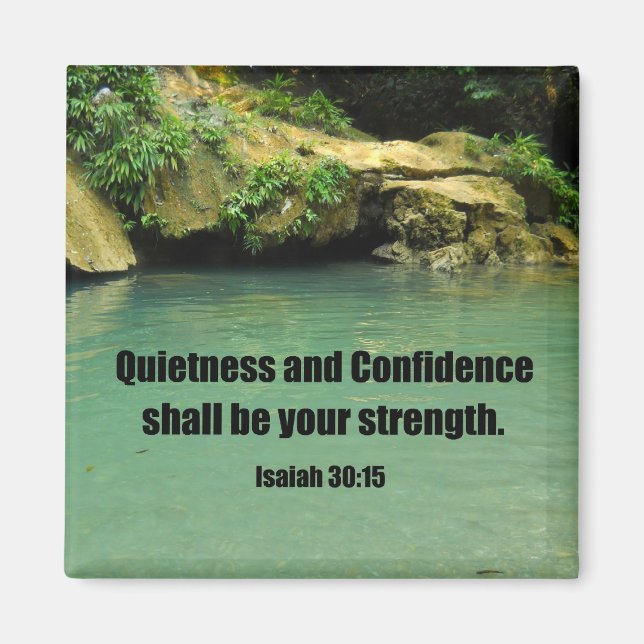 Íman Isaiah 30:15 (Frente)