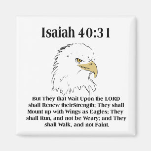 Íman Isaiah 40:31 Magnet