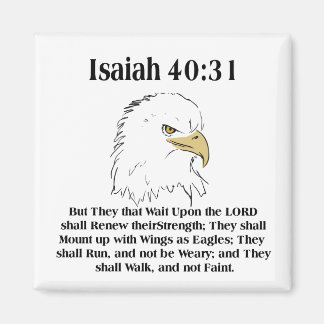 Íman Isaiah 40:31 Magnet
