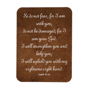 Íman Isaiah 41:10 Bíblia Verso para Força