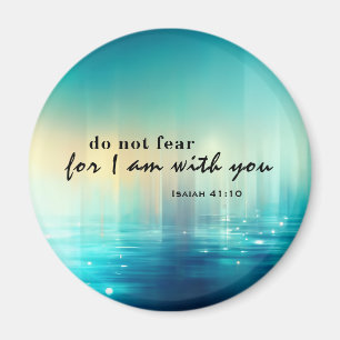 Íman Isaiah 41:10 Não Tenha Medo De Bíblia Verso Abstra