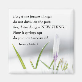 Íman Isaiah 43:18 Eu estou fazendo uma Bíblia NOVA COIS