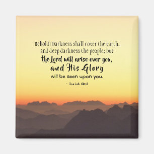 Íman Isaiah 60:2 A escuridão deve cobrir a Bíblia da Te