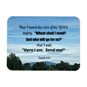 Íman Isaiah 6:8 Então ouvi a voz do Senhor