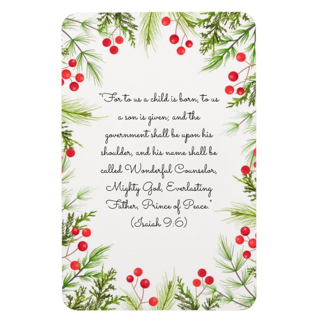 Íman Isaiah 9:6 (Vertical)