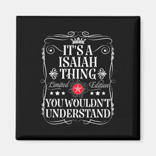 Íman Isaiah diz que é uma coisa Isaiah que você não ent