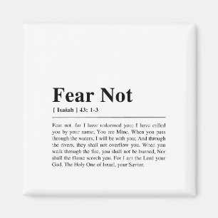 Íman Isaías 43:1-3 Medo Não