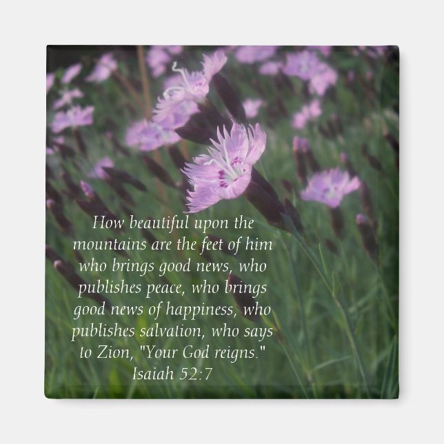 Íman Isaías 52:7 (Frente)