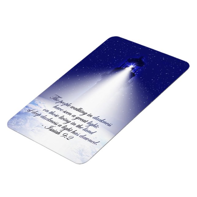 Íman Isaías 9:2 Foto de Natal (Left Side)