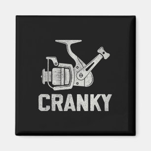 Íman Isca de pesca Crank Bait Cranky Engraçado Peixe