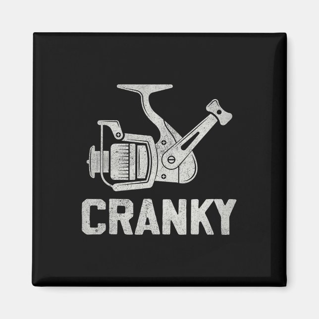 Íman Isca de pesca Crank Bait Cranky Engraçado Peixe (Frente)