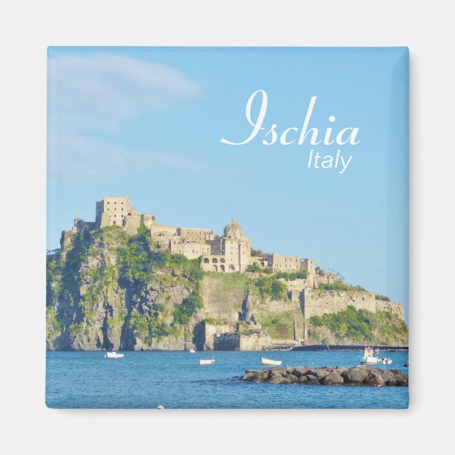 Íman Ischia, Castello Aragonese - Magnet (Frente)