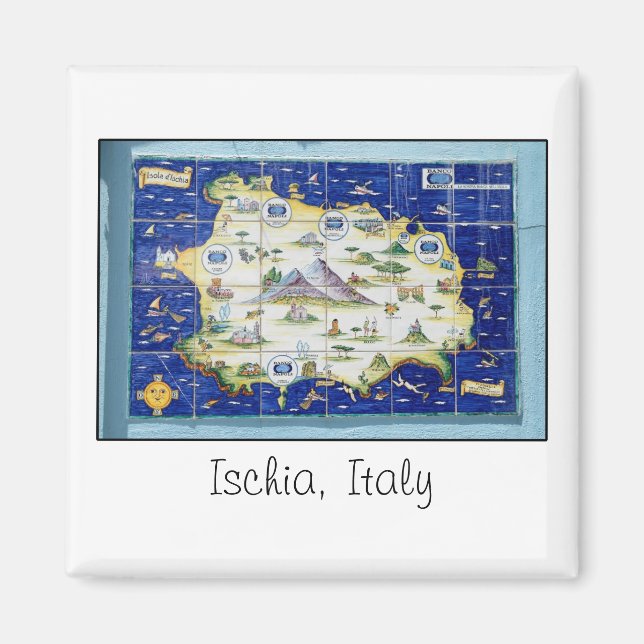 Íman Ischia, imã italiano (Frente)