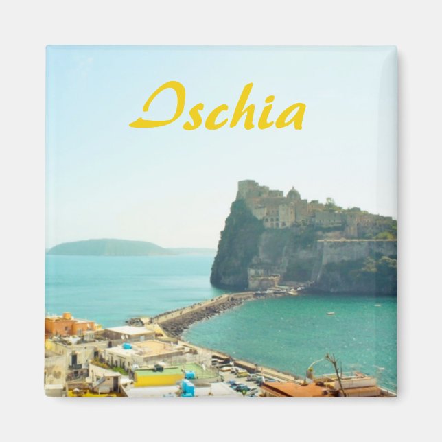 Íman Ischia na Itália Souvenir (Frente)