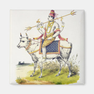 Íman Ishana ou Shiva, gravado por C. de Motte (1785-183