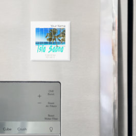 Íman Isla Saona República Dominicana Beach Vintage Desi