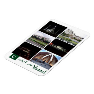 Íman Islamabad - Paquistão - Mosaico - Magnet