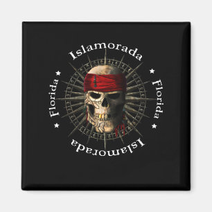 Íman Islamorada Florida Keys Pirate Skull