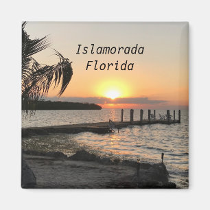 Íman Islamorada Sunset, Florida Keys, Florida Magnet