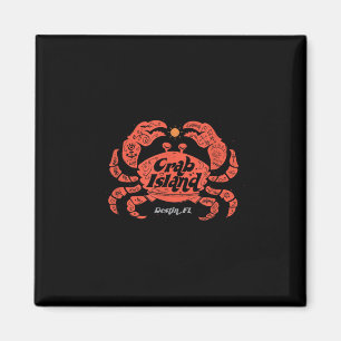 Íman Island Crab Sandbar Hangout Em Destin Flórida Fl C