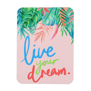 Íman Island Leaves Live Your Dream