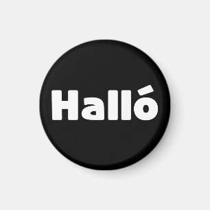 Íman Islandês Halló { Hello ) Íslenska Language