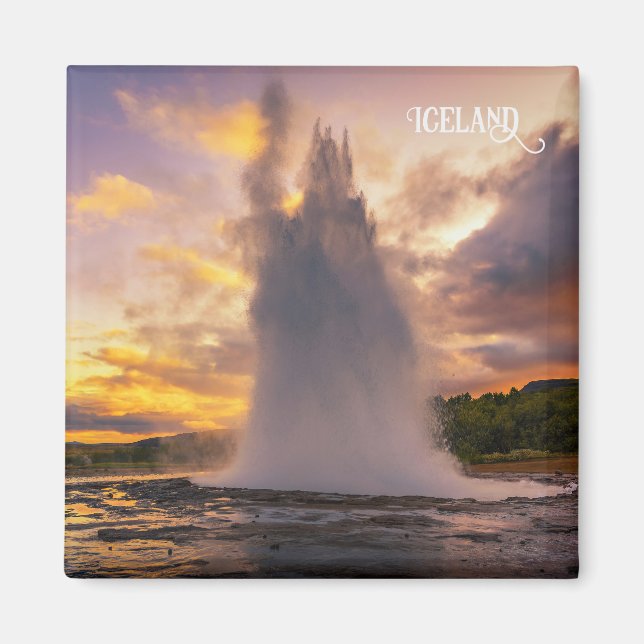 Íman Islândia Geyser (Frente)