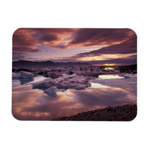 Íman Islândia, Lagoa Jokulsarlon, Paisagem