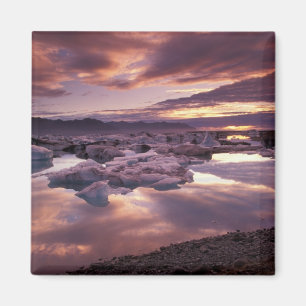 Íman Islândia, Lagoa Jokulsarlon, Paisagem