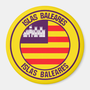Íman Islas Baleares - Emblem redonda