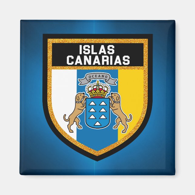 Íman Islas Canarias Flag (Frente)