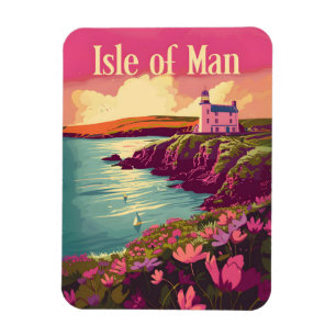 Íman Isle of Man vintage art
