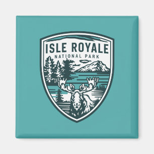 Íman Isle Royale National Park Wildlife Emblem