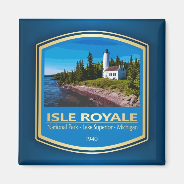 Íman Isle Royale NP (PF1) (Frente)