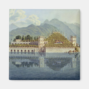Íman Isola Bella, lago Maggiore: os jardins terraced,