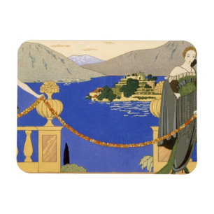 Íman Isola Bella, vestidos de noite projetou por