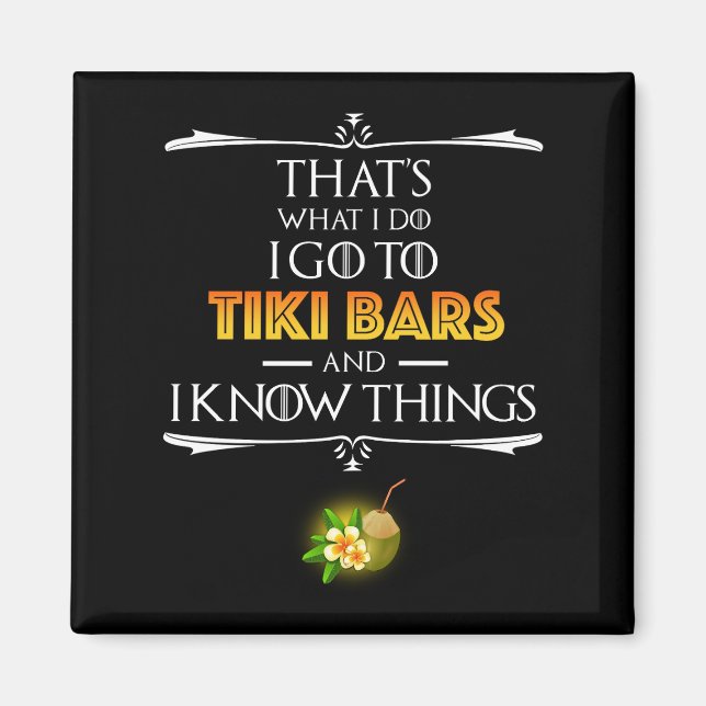 Íman Isso É O Que Eu Faço - Eu Vou a Bares Tiki (Frente)