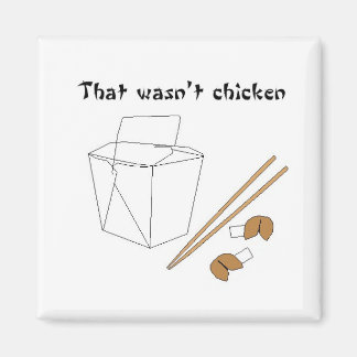 Íman Isso não era magneta de galinha