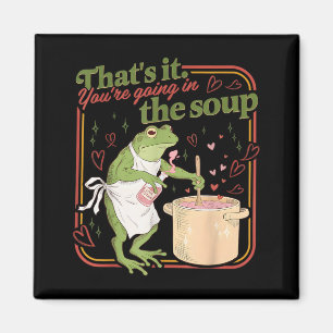 Íman Isso Vai para a Sopa Funny Frog Meme Dia dos Namor