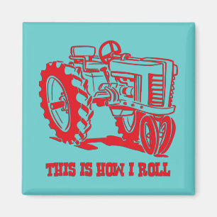 Íman Isto é como eu rolo o ímã do VERMELHO do trator