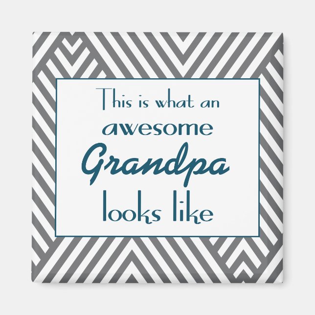 Íman Isto É O Que Um Avô Incrível Parece (Frente)