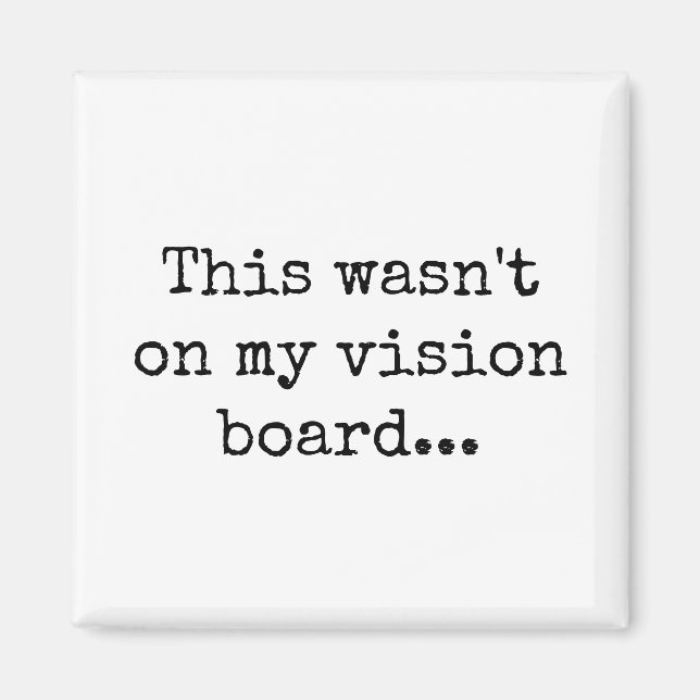 Íman Isto não estava no meu conselho visual. (Frente)